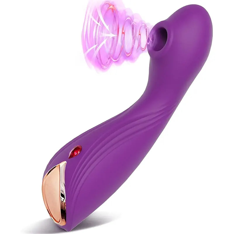 Dual Bliss 9-Mode G-Spot & Clitoral Suction Vibrator