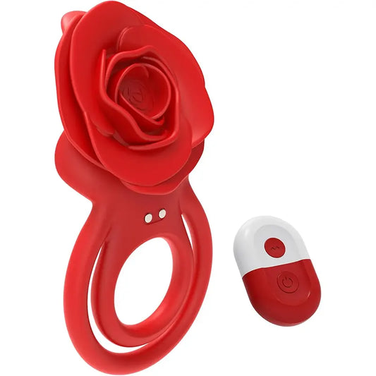 Rose Couple Vibrating Ring