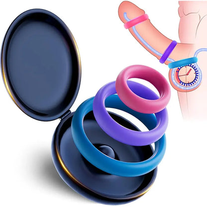 TriFlex Silicone Cock Ring Set