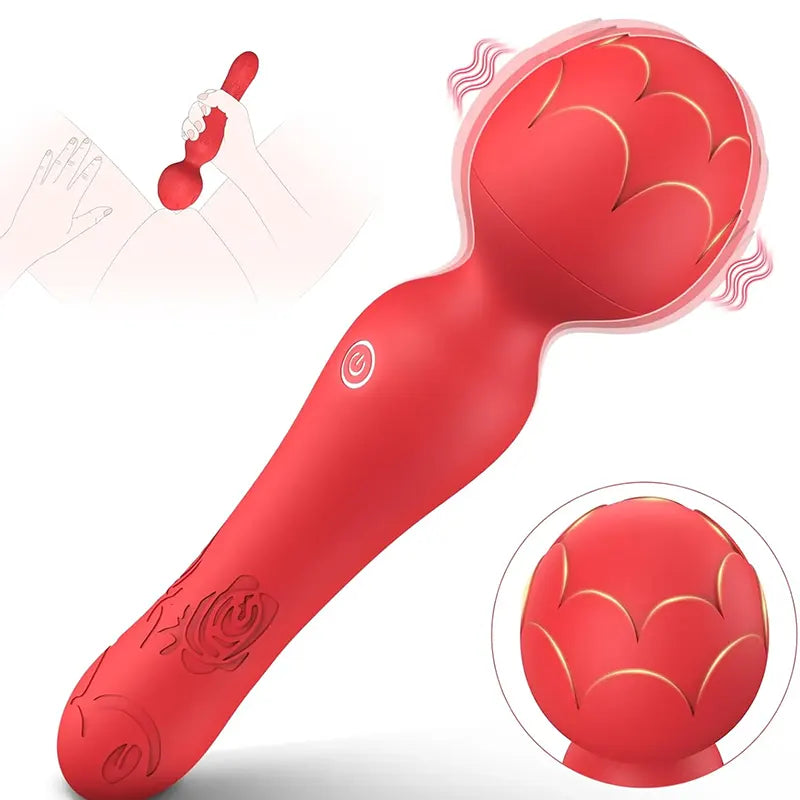 RoseBloom 9000 RPM Luxury Power Wand Vibrator