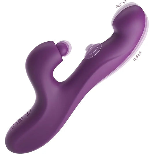 Triple-Action Rabbit Vibrator for Clitoral & G-Spot Stimulation