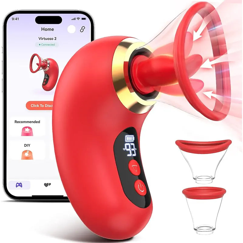 LushLick Wireless App-Controlled Clitoral & Nipple Stimulator