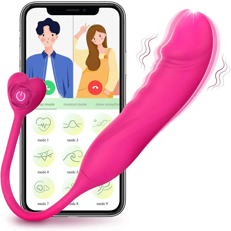 2-in-1 Vibrator & Dildo for Women