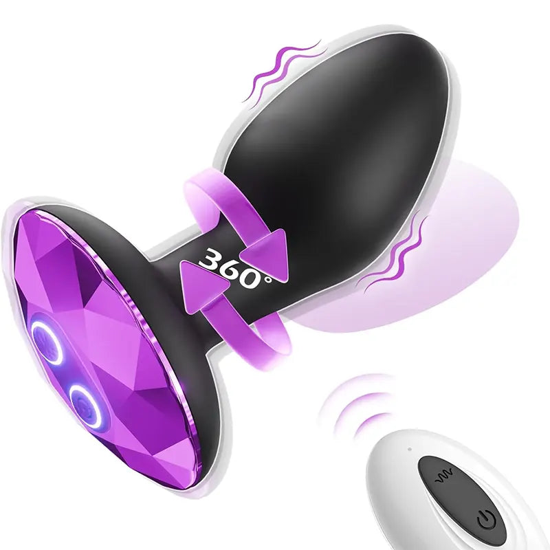 Sensational Surge Rotating Vibrating Anal Plug