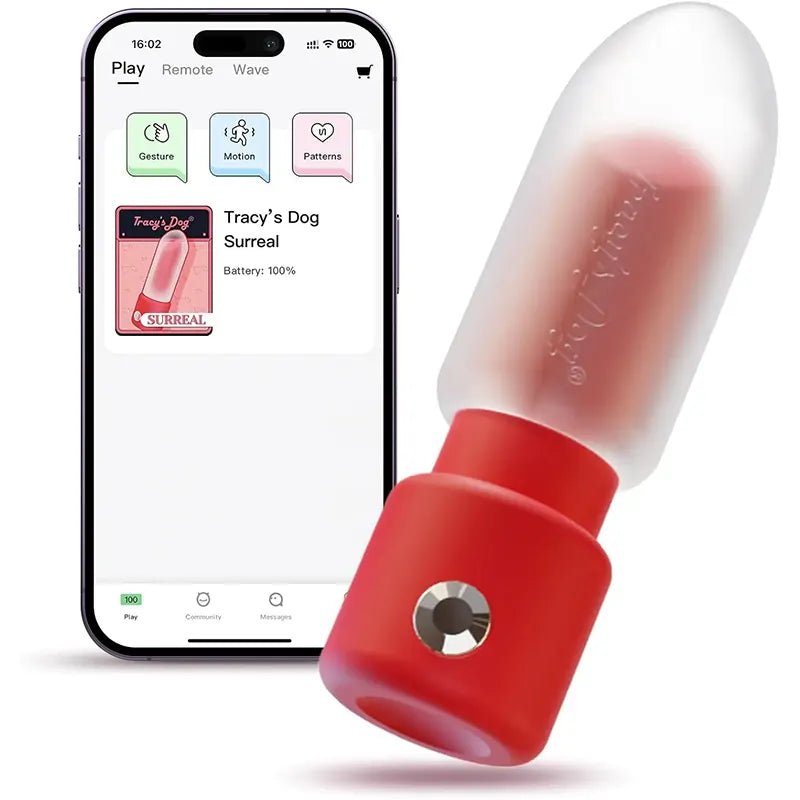 Lipstick Mini Vibrator with App-Controlled Remote