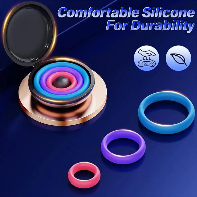 TriFlex Silicone Cock Ring Set