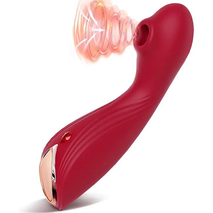 Dual Bliss 9-Mode G-Spot & Clitoral Suction Vibrator