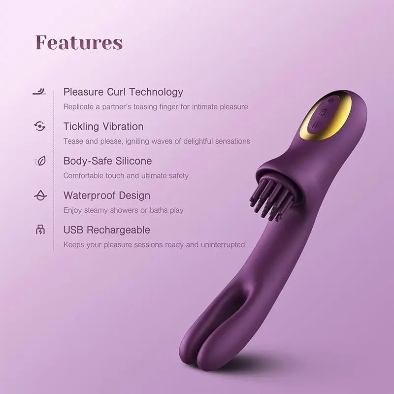 VelvetCurl Clitoral Tickling Vibrator