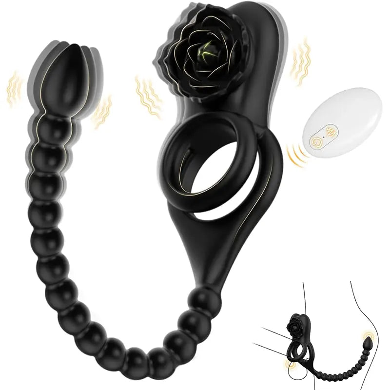 Pleasure Bloom Multi-Stimulation Couples Vibrator Set