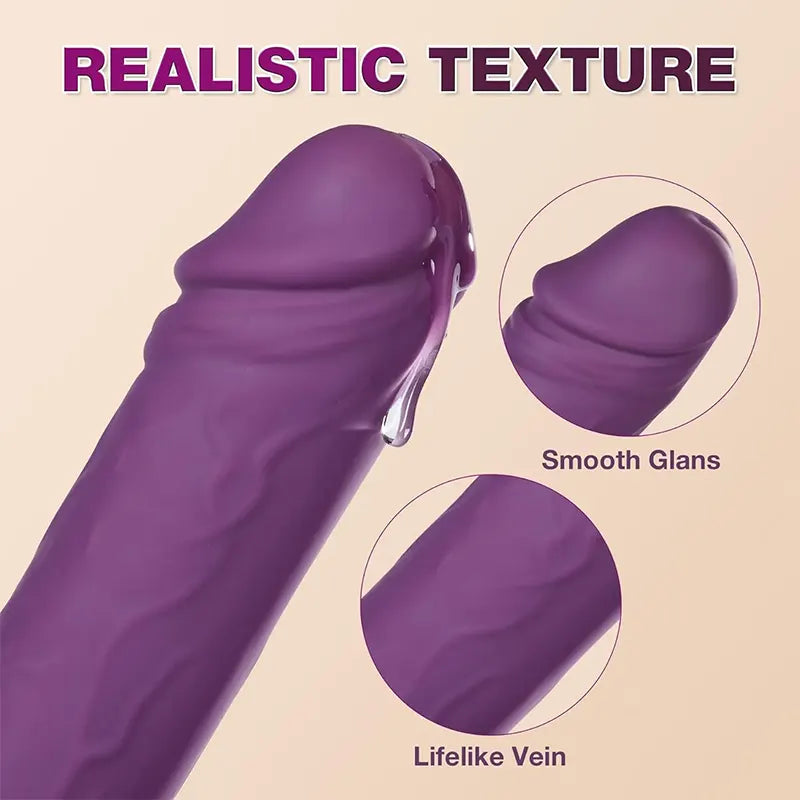 Dual Motor Heated Vibrating Dildo