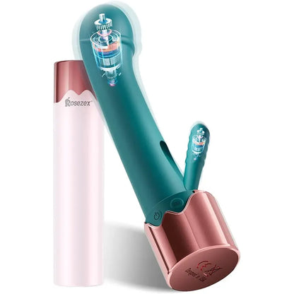 2-in-1 G-Spot & Clitoral Vibrator with Heating Function