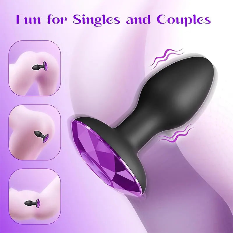 Sensational Surge Rotating Vibrating Anal Plug