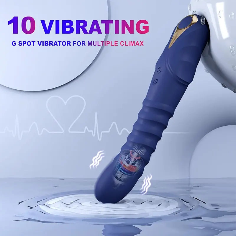 Opulence Thrusting G-Spot Vibrator with 10 Vibration