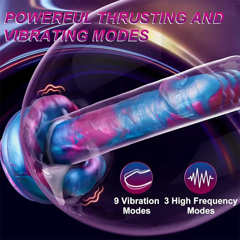 Monster Dragon 5-in-1 Thrusting Vibrator: Ultimate Dual-Action Pleasure