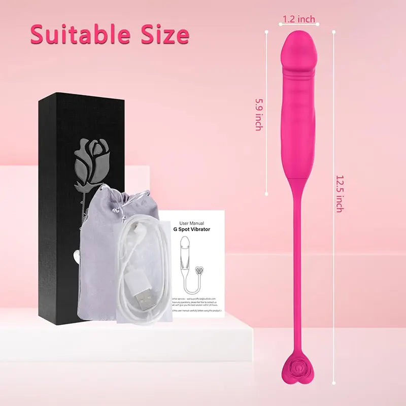 2-in-1 Vibrator & Dildo for Women