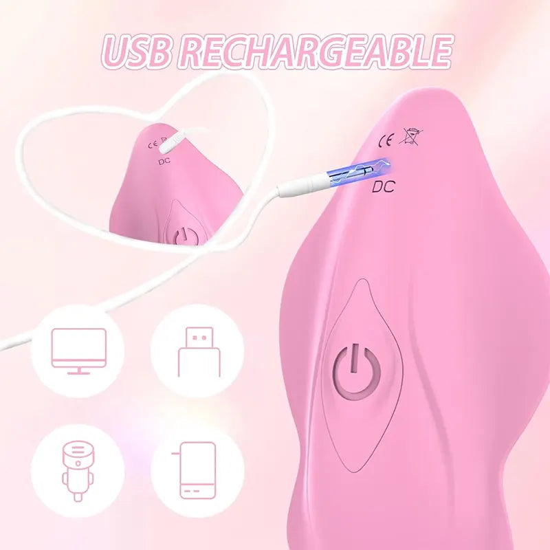 Remote Control Butterfly Clitoral G-Spot Vibrator