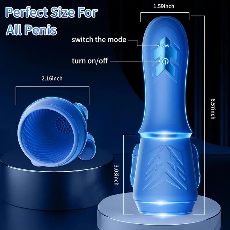 10 Vibration Male Training Stroker