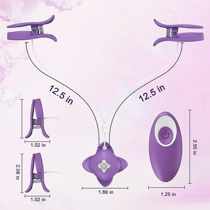 VibeGrip Remote-Controlled Nipple Vibrators