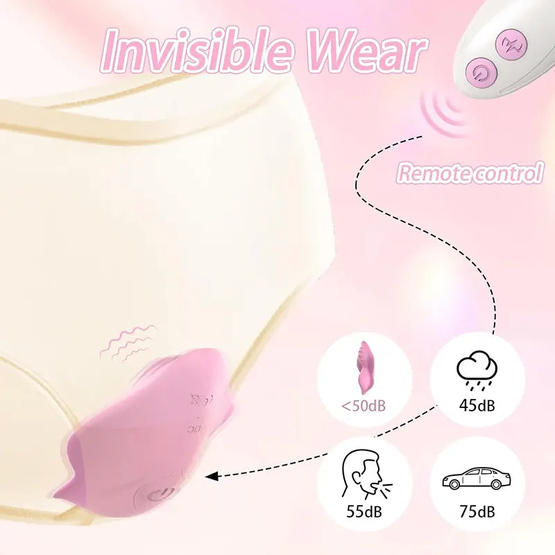 Remote Control Butterfly Clitoral G-Spot Vibrator