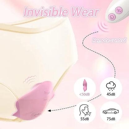 Remote Control Butterfly Clitoral G-Spot Vibrator