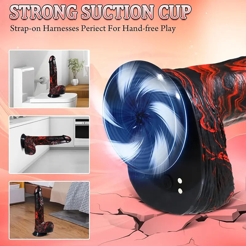 Molten Desire Thrusting Dildo Vibrator