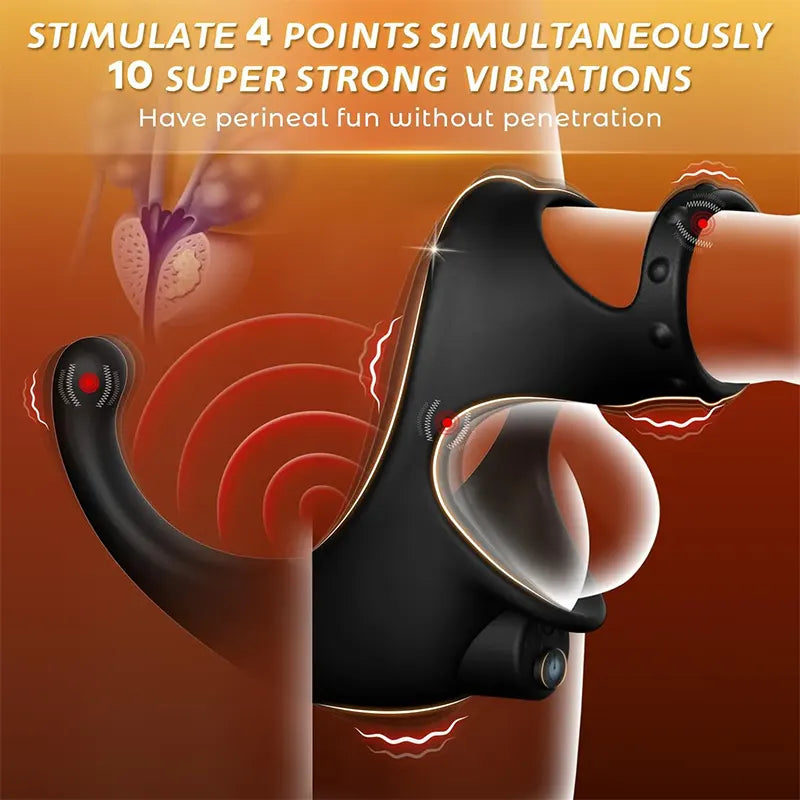 ProlongMax Wearable Prostate Vibrating Cock Ring