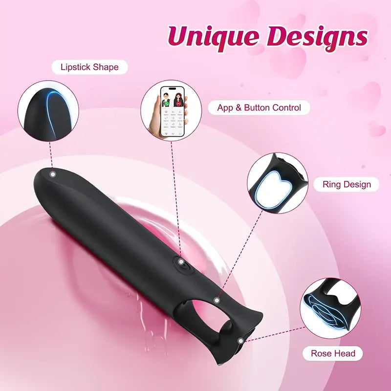 Mini Bliss Bullet Vibrator - App-Controlled