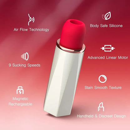 Luxe Pulse Lipstick Clitoral Sucking Vibrator