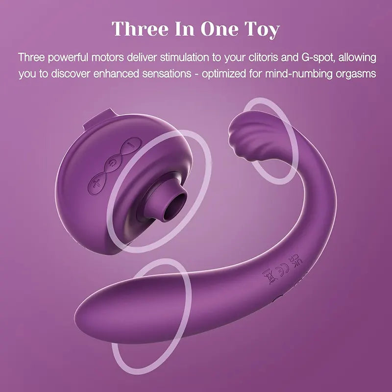 Detachable 3-in-1 Clitoral Vibrator