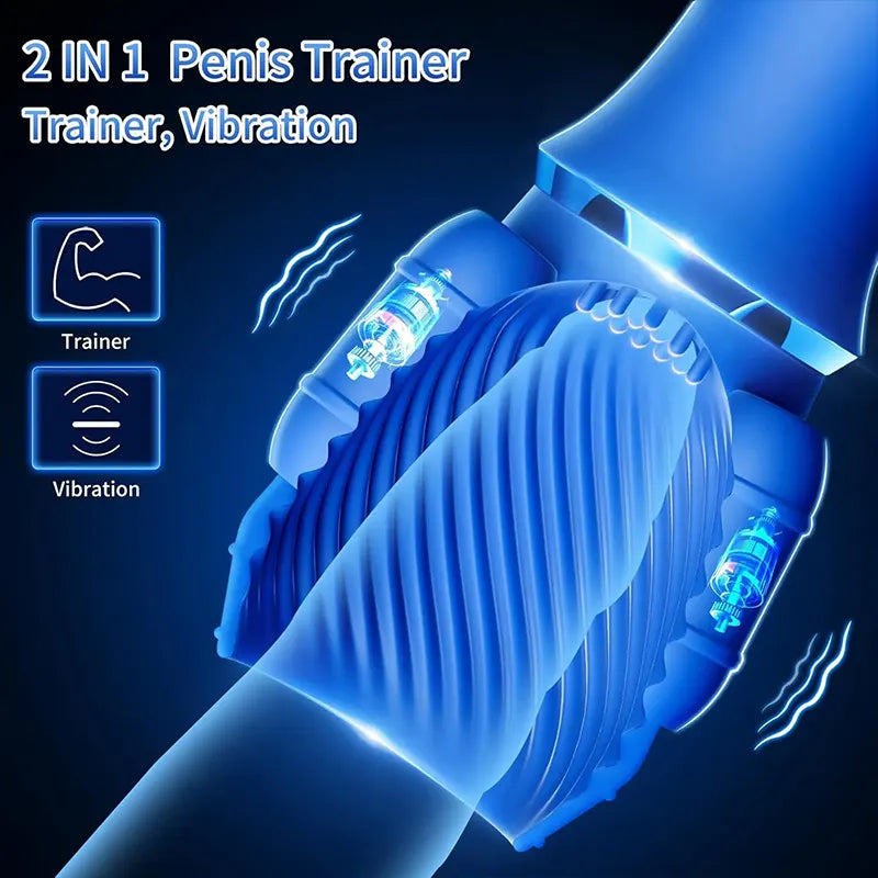 10 Vibration Male Training Stroker