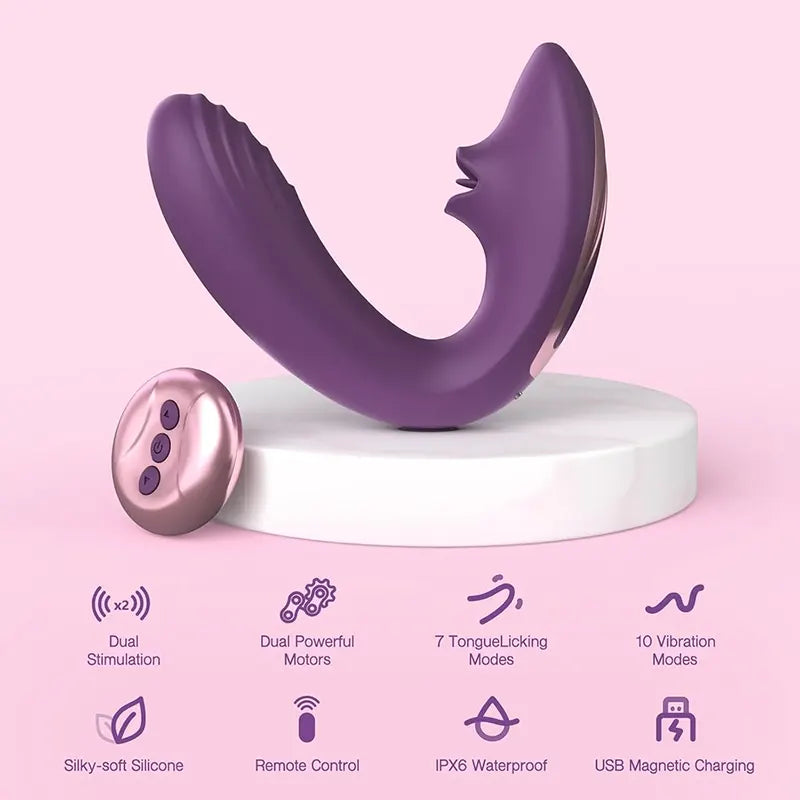 Petal Delight Clitoral Licking Vibrator