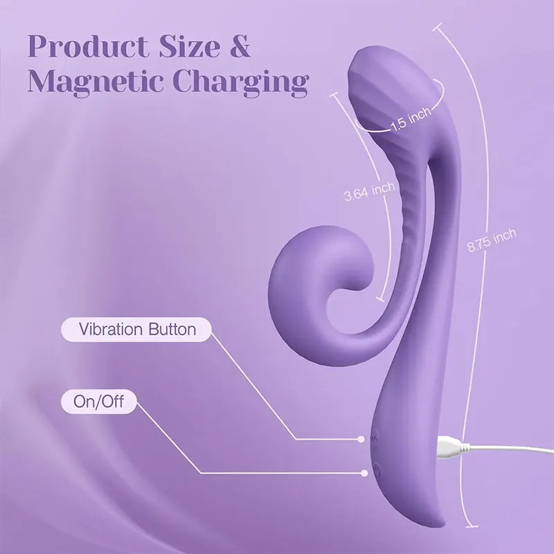 LuxeWave Dual-Stimulation Vibrator