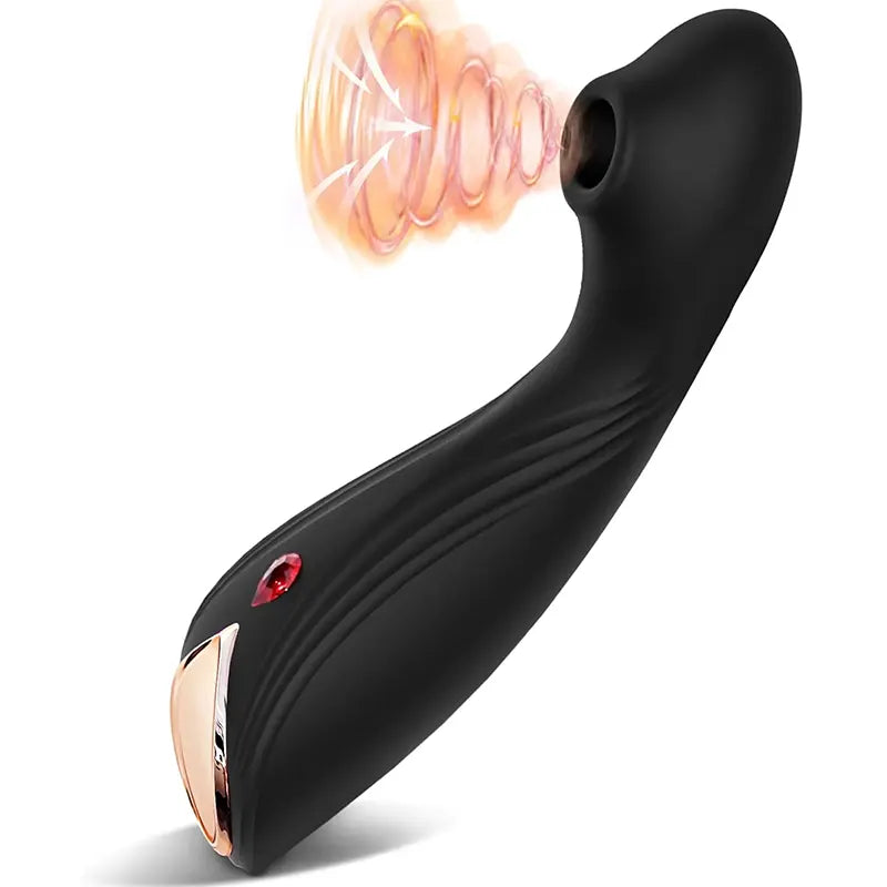 Dual Bliss 9-Mode G-Spot & Clitoral Suction Vibrator