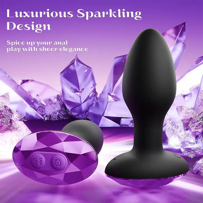 Sensational Surge Rotating Vibrating Anal Plug