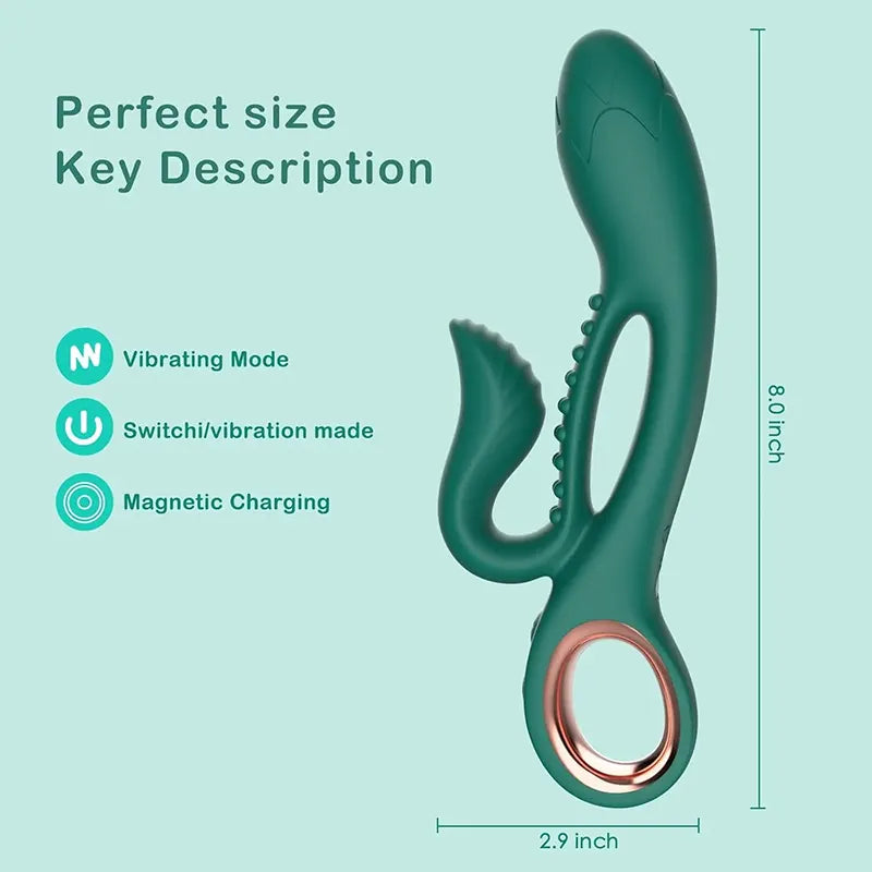 Aqua Pulse Dual-Action Rabbit Vibrator