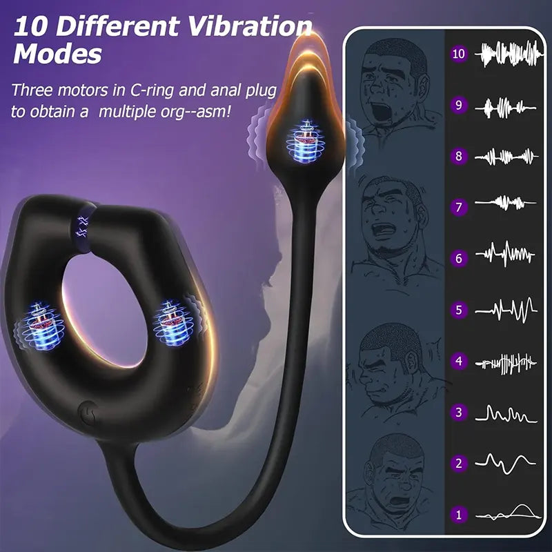 Magnetic Vibrating Cock Ring