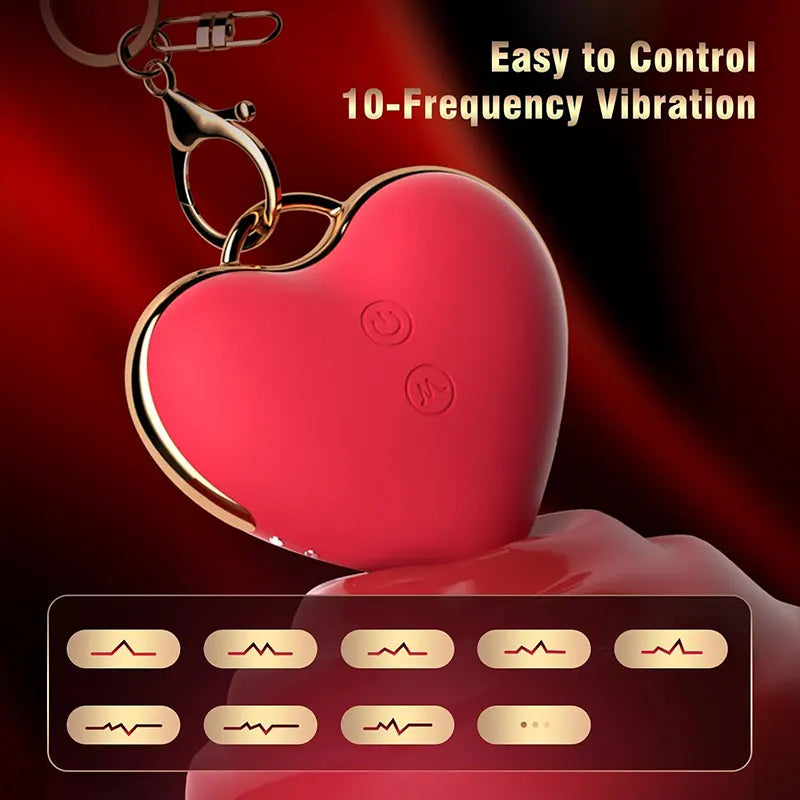 Heart Shaped Suction G-Spot Pleasure Vibrator