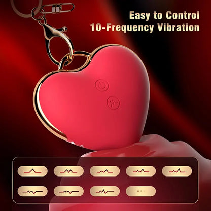 Heart Shaped Suction G-Spot Pleasure Vibrator