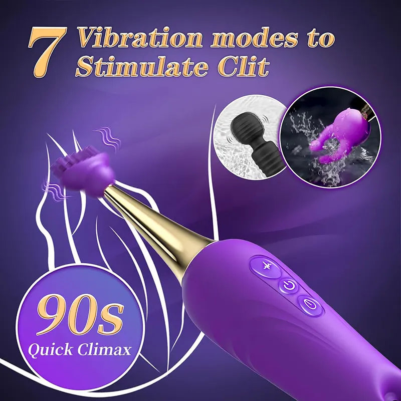 Interchangeable Tap Clitoral Vibrator