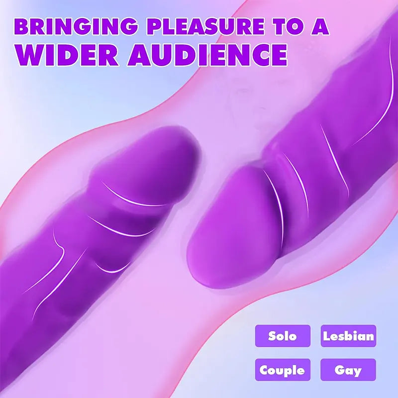 Dual Remote Control Dual Head Vibrating Dildo