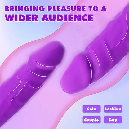 Dual Remote Control Dual Head Vibrating Dildo