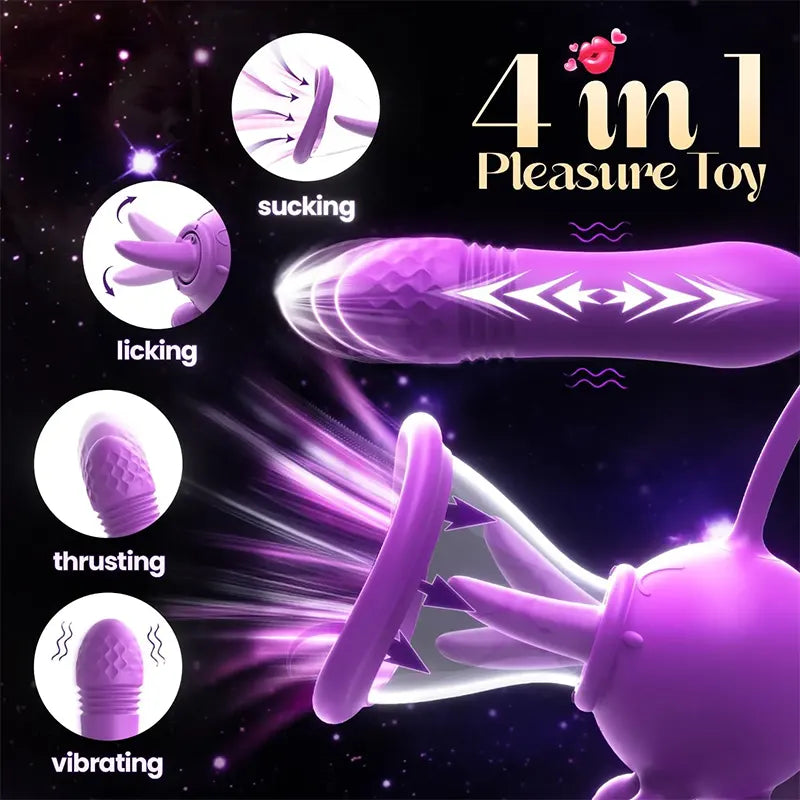 Ultimate Bliss 4-in-1 Sucking Vibrator