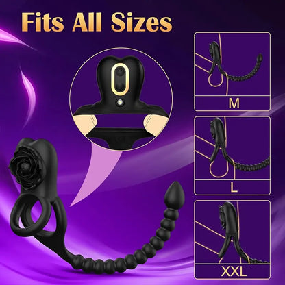 Pleasure Bloom Multi-Stimulation Couples Vibrator Set