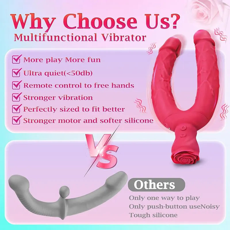 Dual Head Vibrating G-Spot Stimulation Dildo