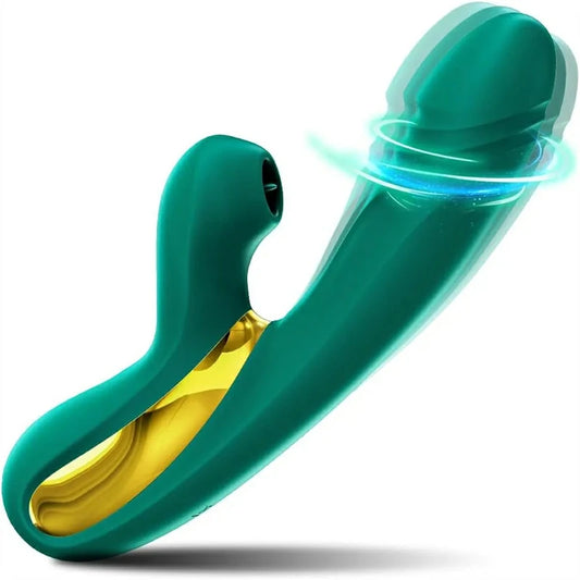 2-in-1 Vibrating and Licking Vibrator