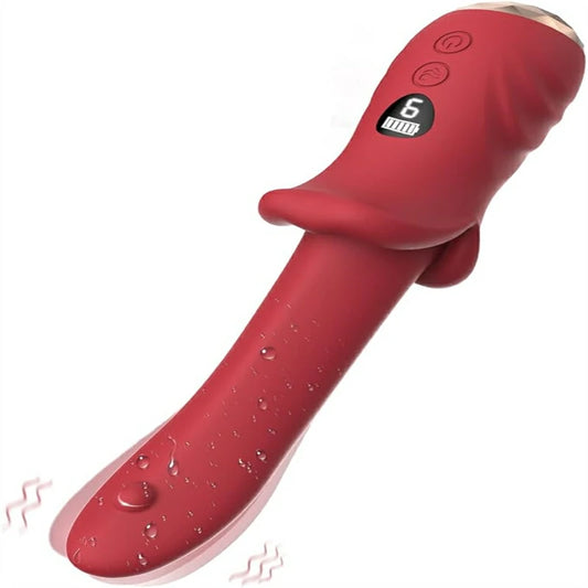  LCD Tongue Vibrator with 9 Vibration Modes