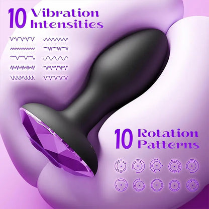 Sensational Surge Rotating Vibrating Anal Plug