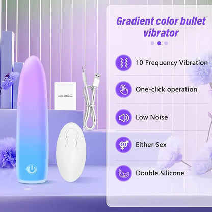 Gradient Bullet Vibrator - 10 Vibration Modes