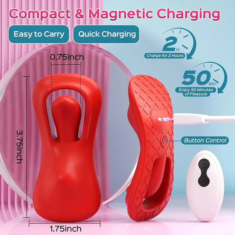 Wireless Tongue Motion Vibrator