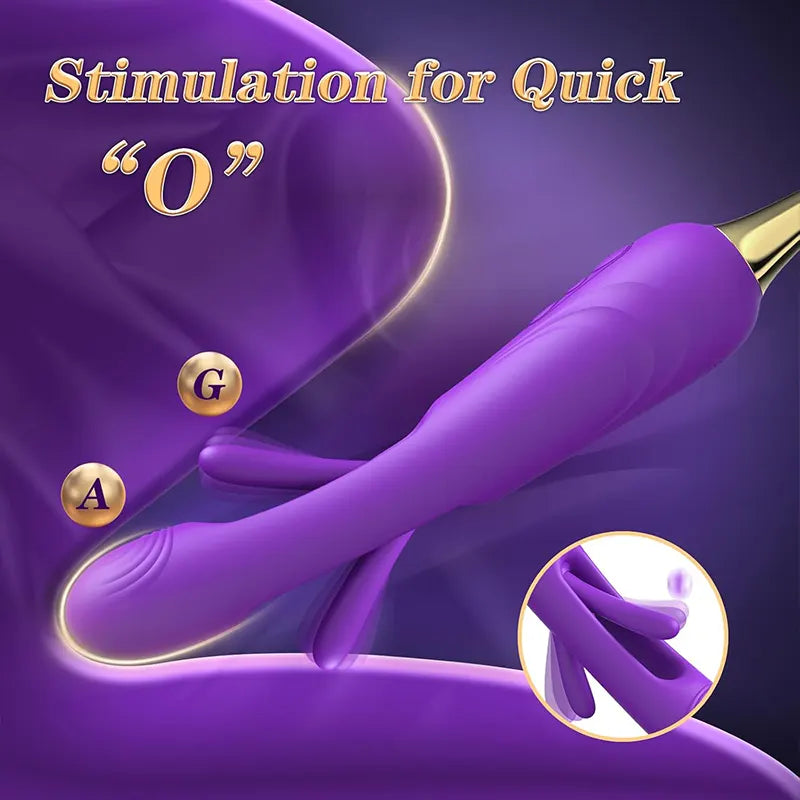 Interchangeable Tap Clitoral Vibrator